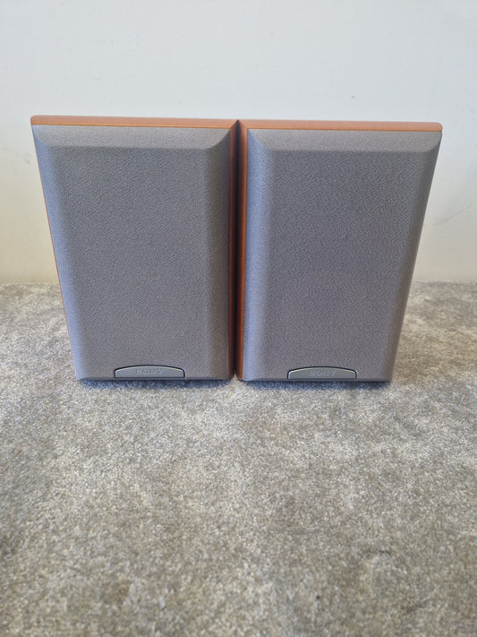 Sony SS-MB150H Pair of Maple Speakers – 120W Max, 5.25" HOP Woofer, Crisp, Compact Sound - Excellent w/ Original Box