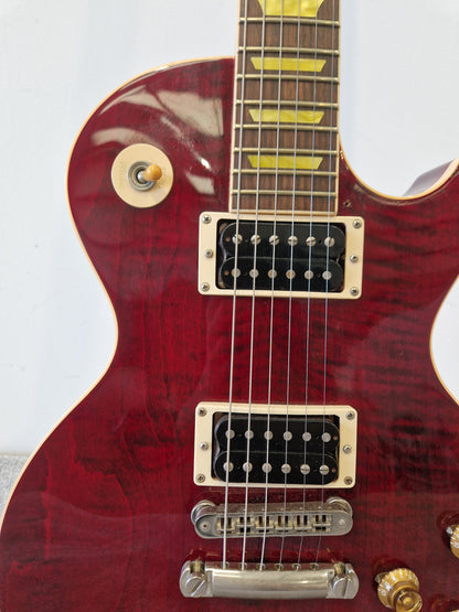 Gibson Les Paul Classic Plus 2005 – Translucent Red Finish, 60s Slim Neck - Very good w/ Hard Case