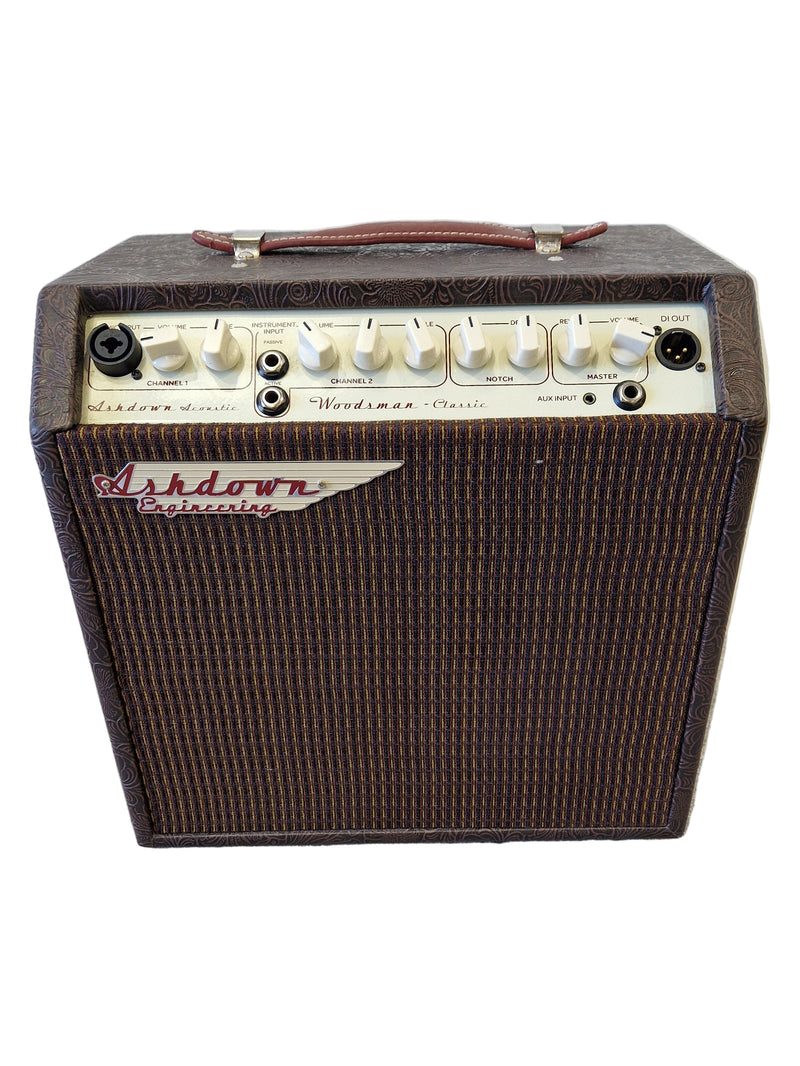Ashdown Woodsman Classic 40W Acoustic Amp – 2-Channel Combo, Reverb, Notch Filter, DI Out – Excellent - Image 1