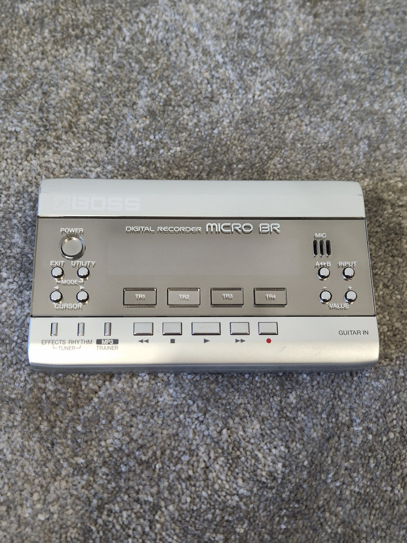 BOSS Micro BR Digital Recorder – 4-Track Studio, MP3 Playback, Multi-Effects, Built-In Mic – Ultra Portable-Very Good - Image 2