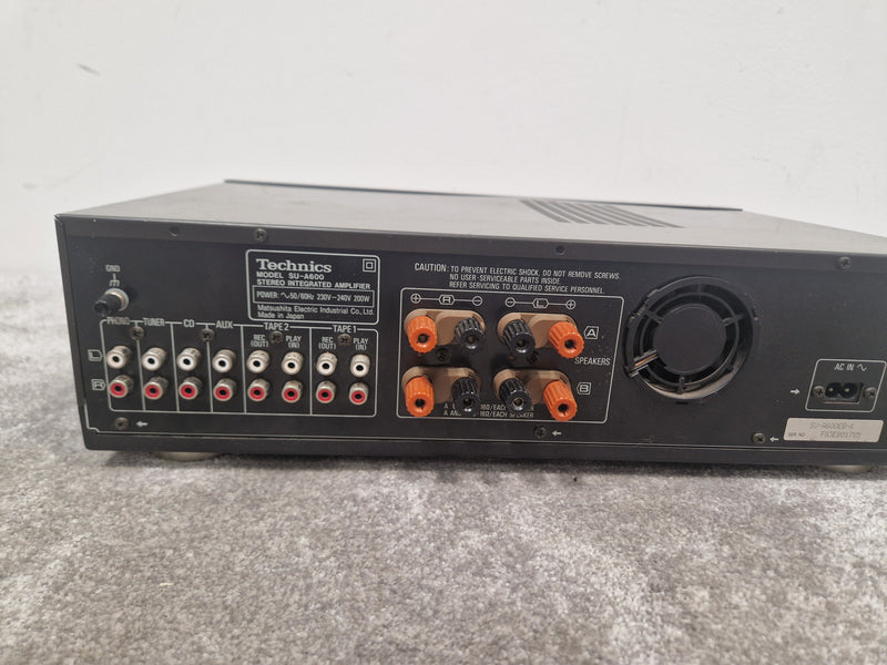 Technics SU-A600 Stereo Integrated Amplifier - 40W RMS per Channel - Very Good - Image 3