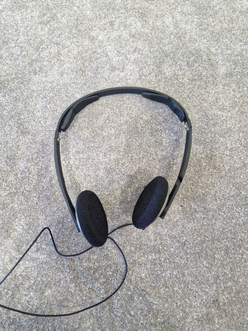 Sennheiser PX-100 Folding On-Ear Headphones with Case - Open-Back Design - Good - Image 1