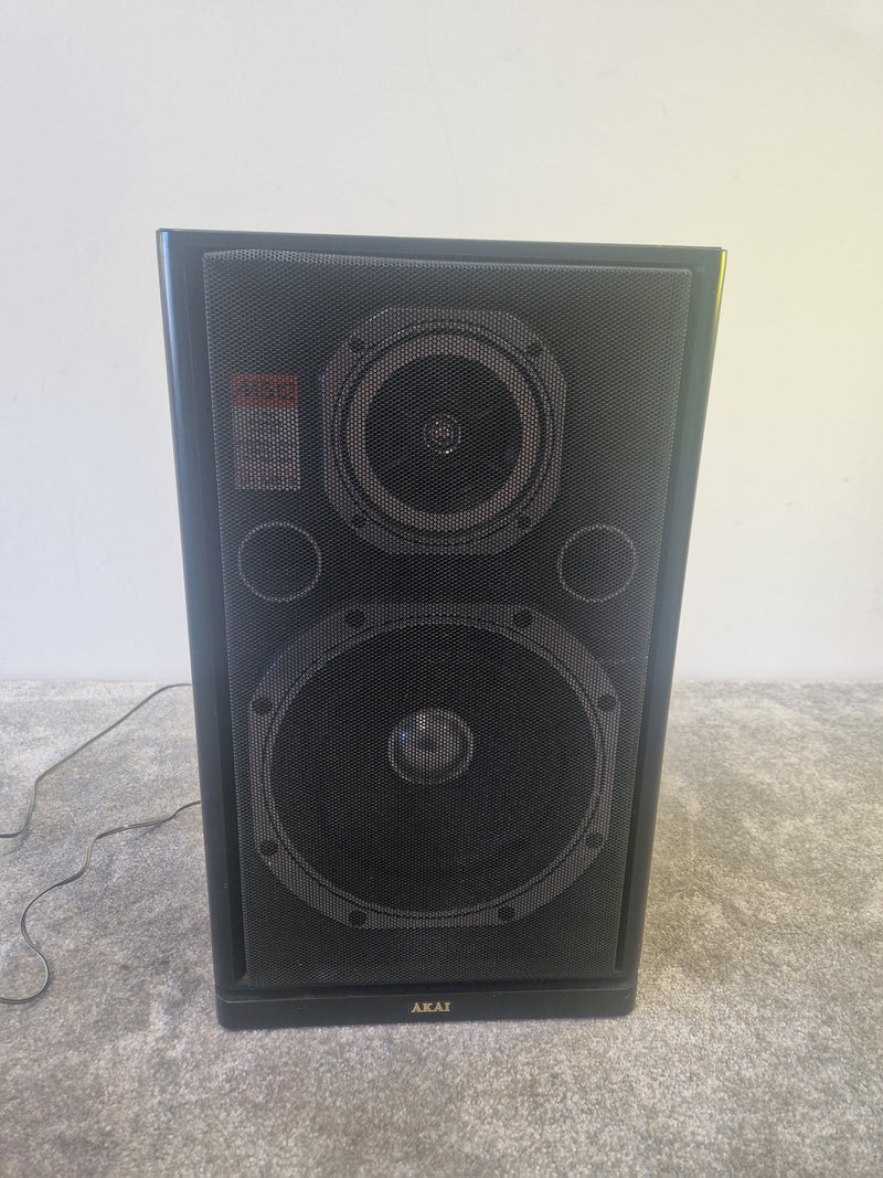 Akai SR-UM512 2-Way Speakers - Pair Black - Good - Image 3