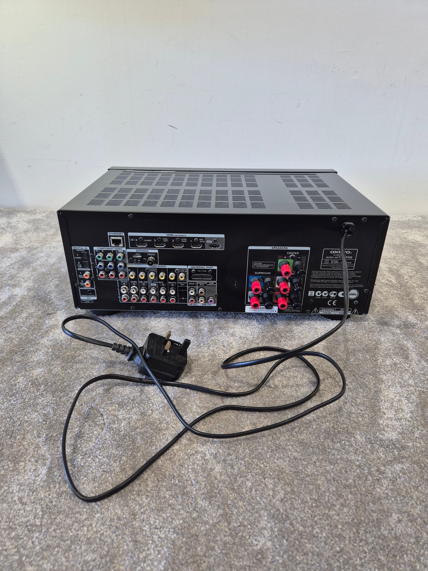 Onkyo TX-NR509 - Home Theater Receiver w/ Original Box