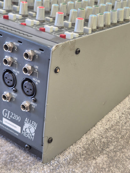 Allen & Heath GL2200 24-channel Mixing Console - 24 Channels, High-Quality Sound - Excellent w/ Lamp