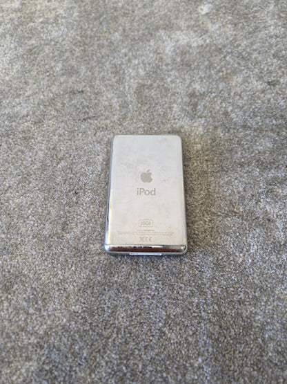 Apple iPod Classic 30GB – Video Playback, Click Wheel, Color Display, Vintage MP3 Player - Spares or Repair