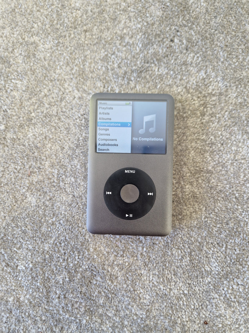 Apple iPod Classic 120GB (6th Gen) – Click Wheel, Color Display, Video Playback - Very Good - Image 1