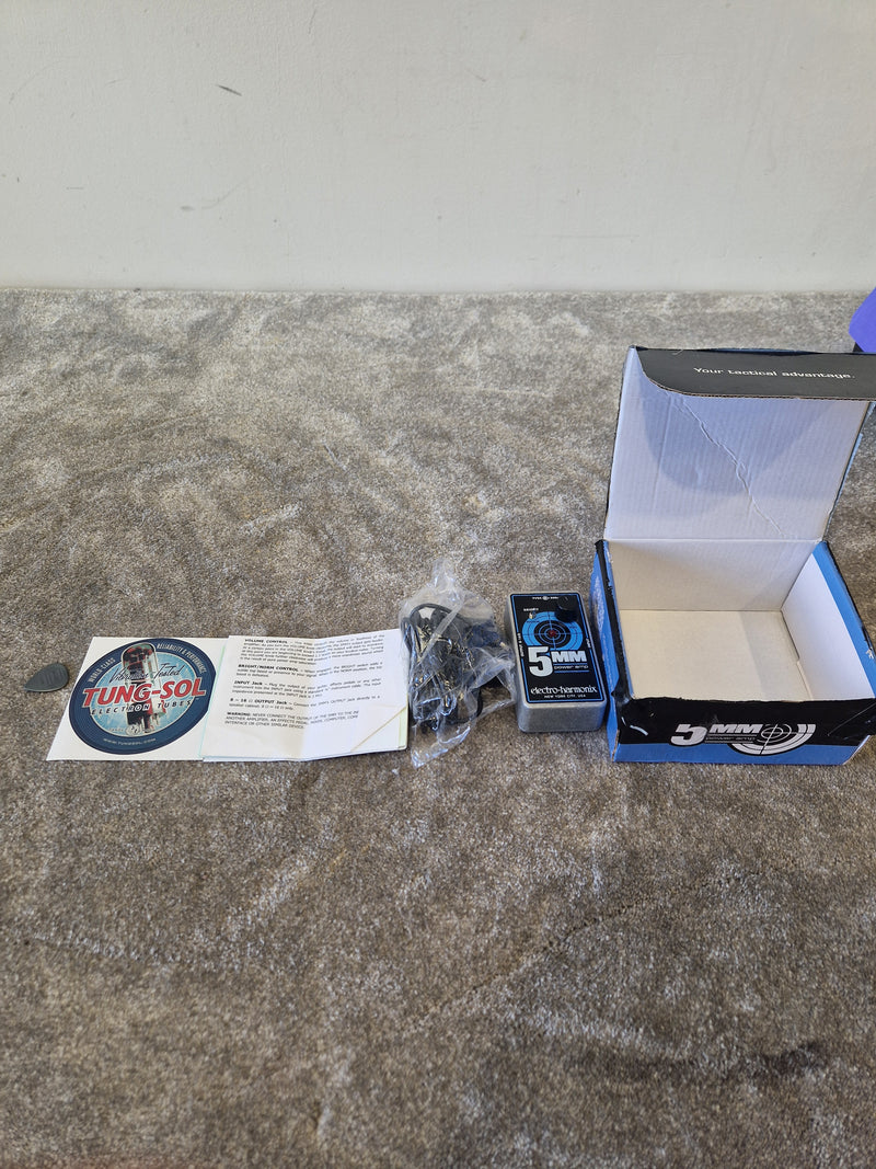Electro-Harmonix 5MM Guitar Power Amplifier – Compact 2.5W Amp in Pedal Format - Very Good w/ Original Box - Image 3