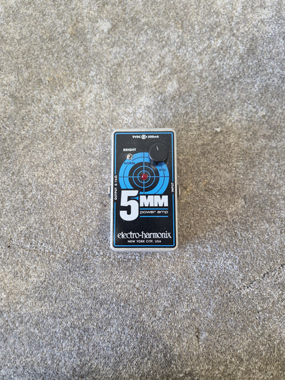 Electro-Harmonix 5MM Guitar Power Amplifier – Compact 2.5W Amp in Pedal Format - Very Good w/ Original Box