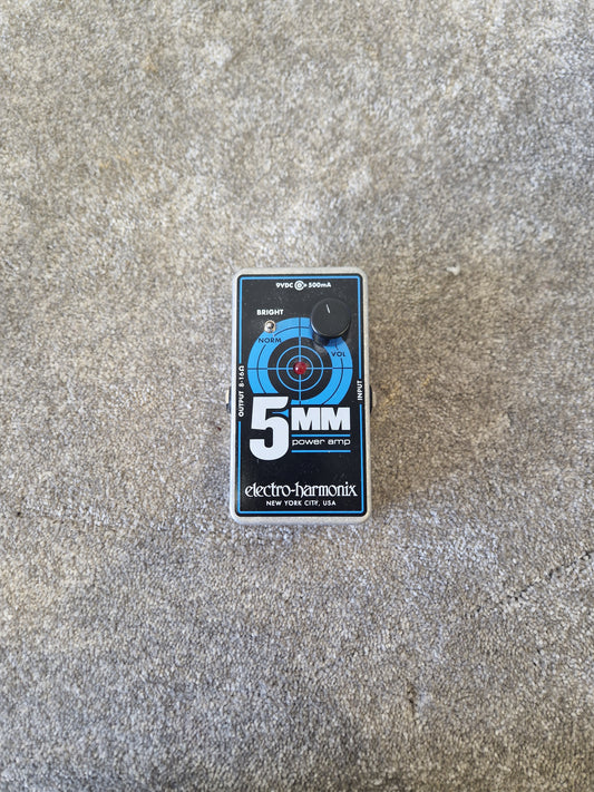 Electro-Harmonix 5MM Guitar Power Amplifier – Compact 2.5W Amp in Pedal Format - Very Good w/ Original Box