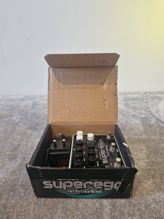 Electro-Harmonix Superego+ Synth Engine Pedal –  Excellent w/ Original Box