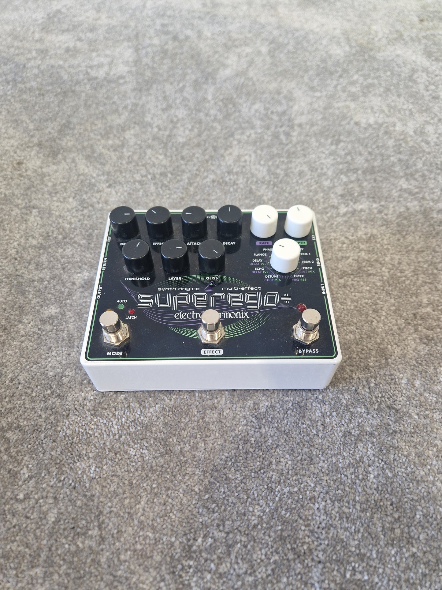 Electro-Harmonix Superego+ Synth Engine Pedal –  Excellent w/ Original Box