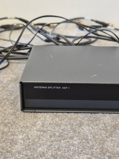 Sennheiser ASP 1 - Antenna Splitter - Good Condition w/ Various Cables