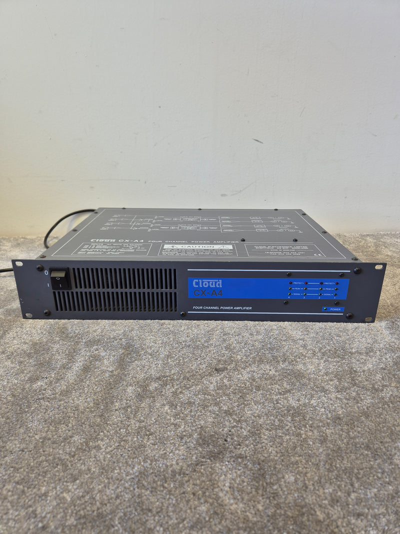 Cloud CX-A4 - 4 Channel Power Amplifier - Fair - Image 1