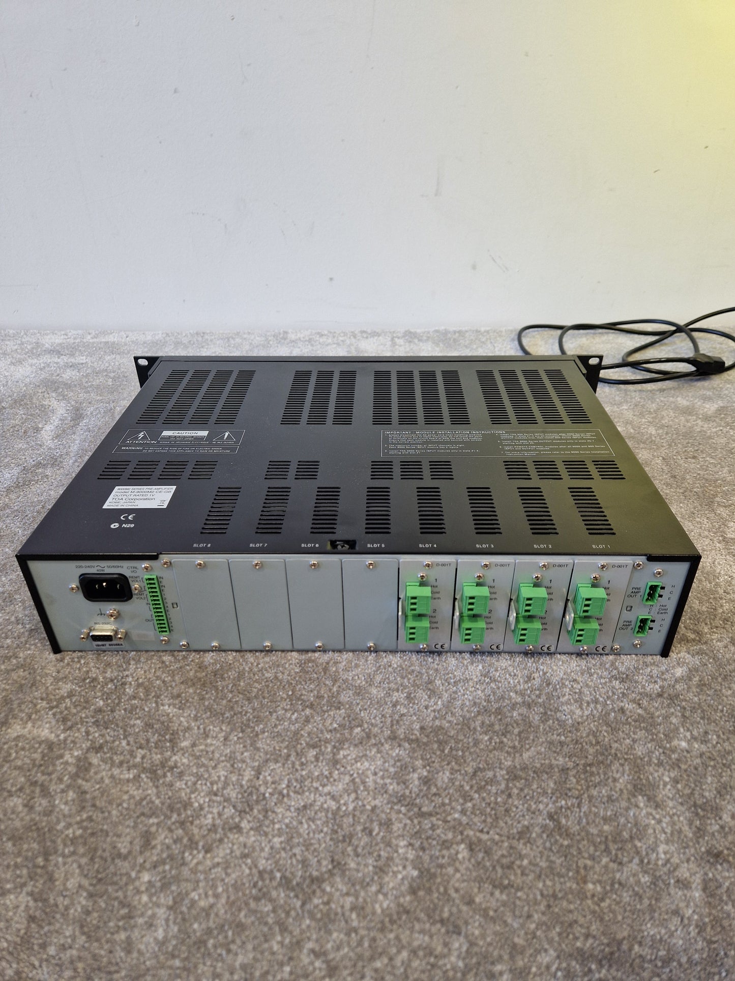 TOA 9000M2 Series - Digital Matrix Mixer/Amplifier - Excellent