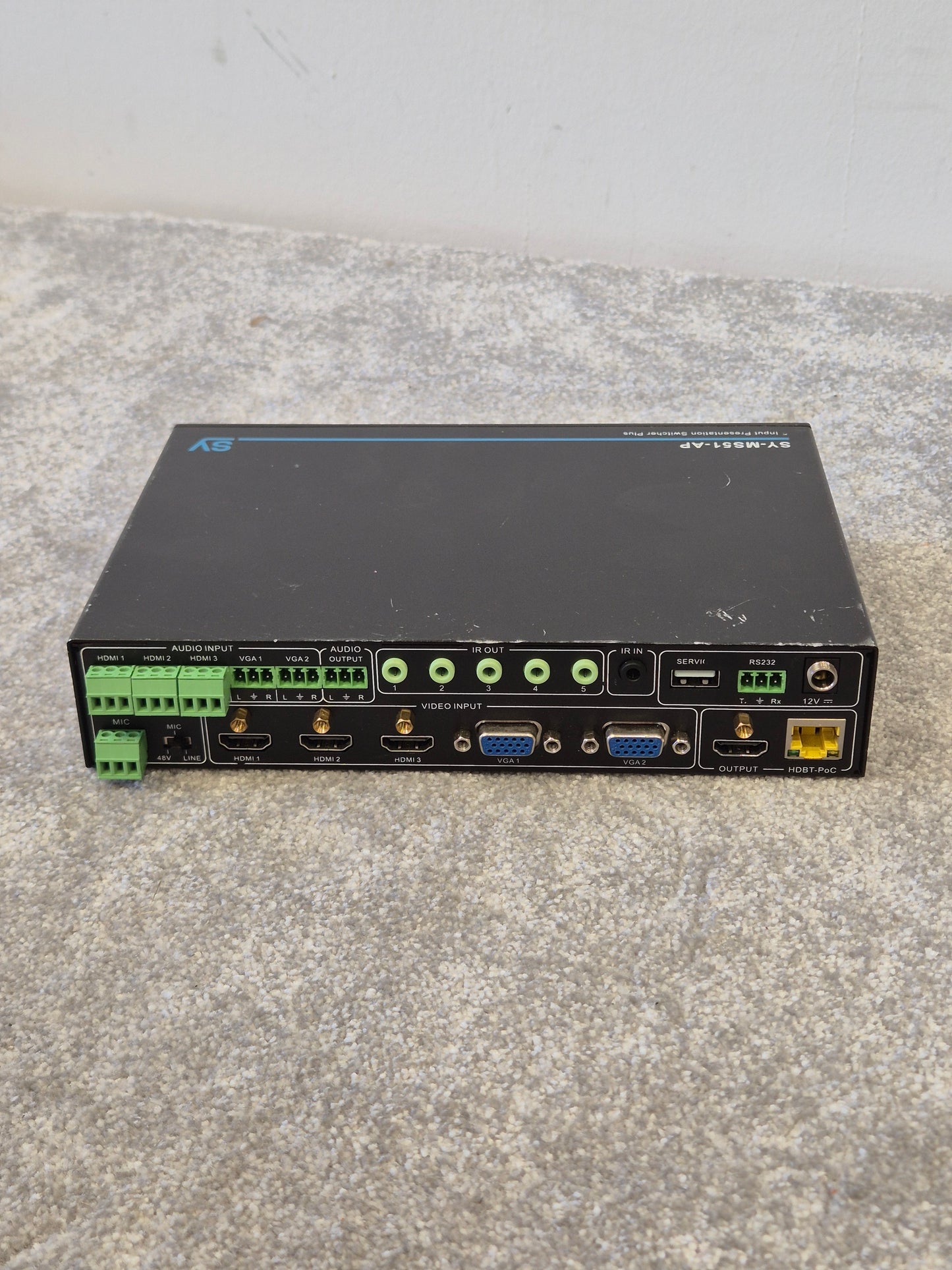 SY Electronics SY-MS51-AP - 5 Input Switcher - Very Good Condition (No Mounting Brackets)