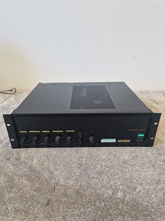 Baldwin Boxall Mitre 2000 Mixer Amplifier – 60W 100V Line, 4 Mic/Line Inputs, Alarm Tone - Good