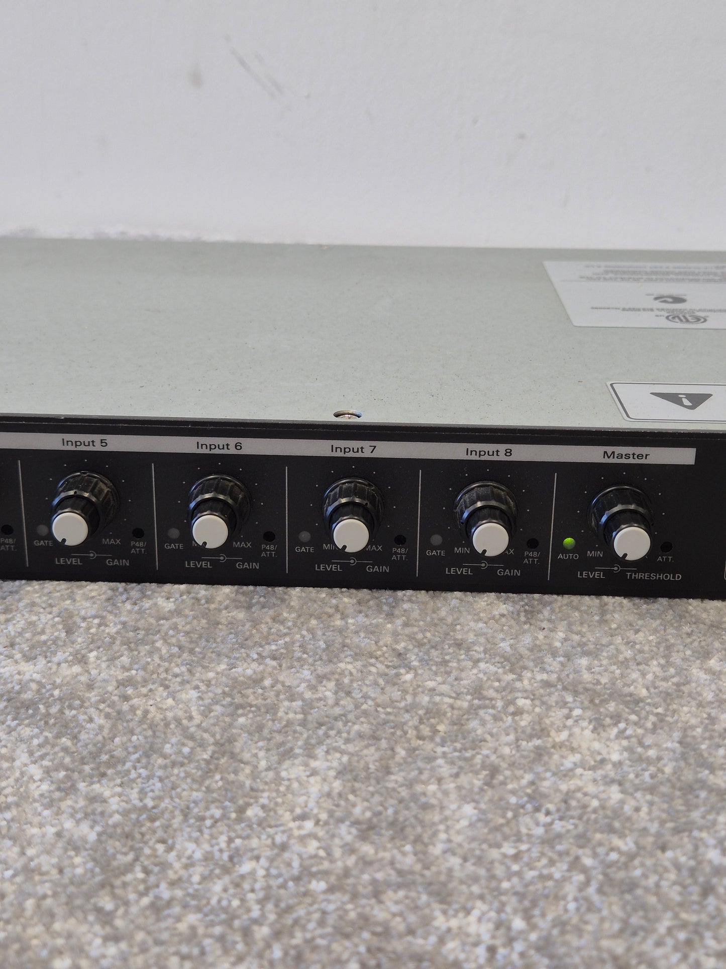 Audio-Technica AT-MX381 - 8 Channel Mixer - Very Good