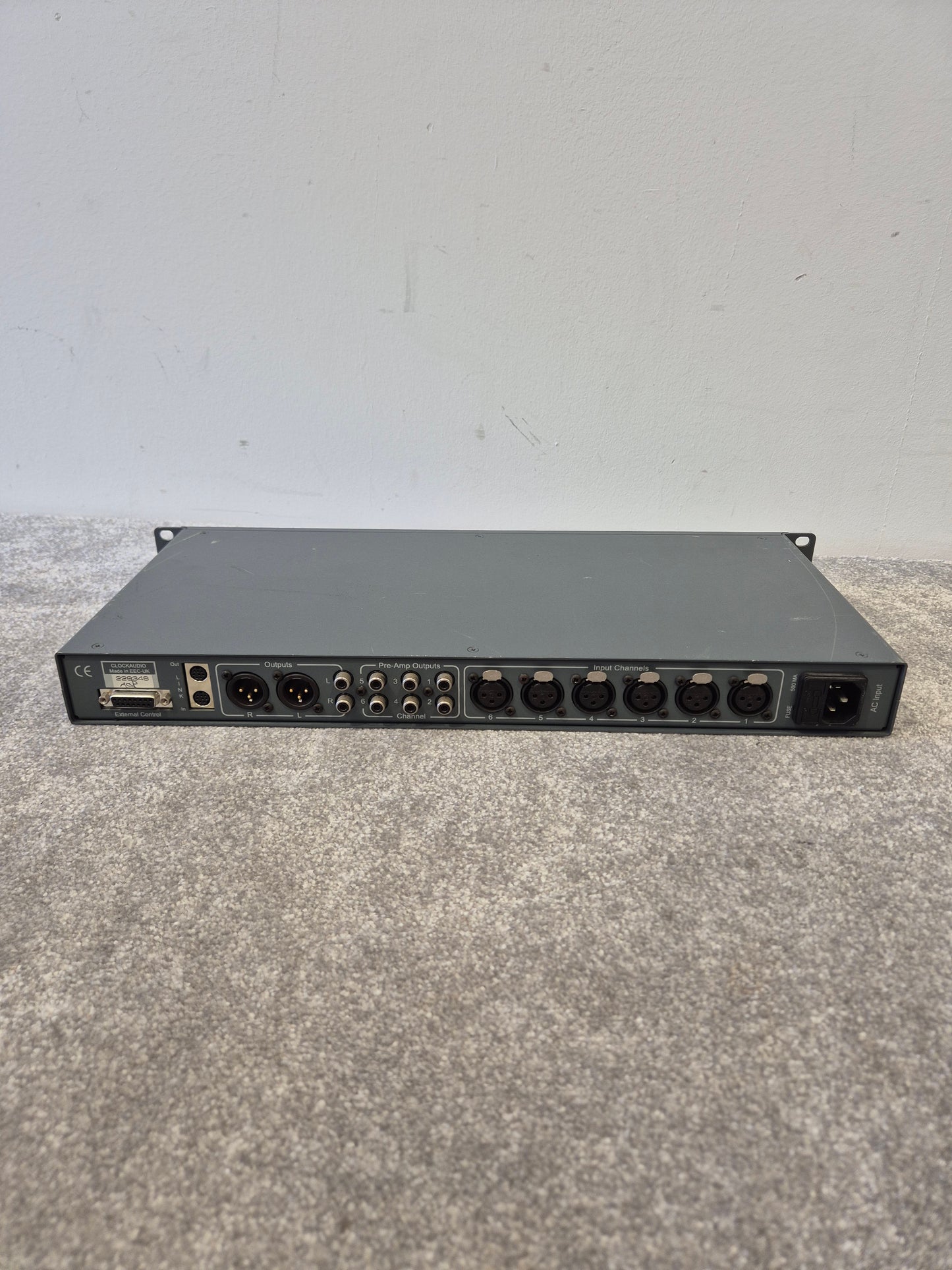 Clockaudio MR66 - 6 Channel Automatic Microphone Mixer – Good Condition
