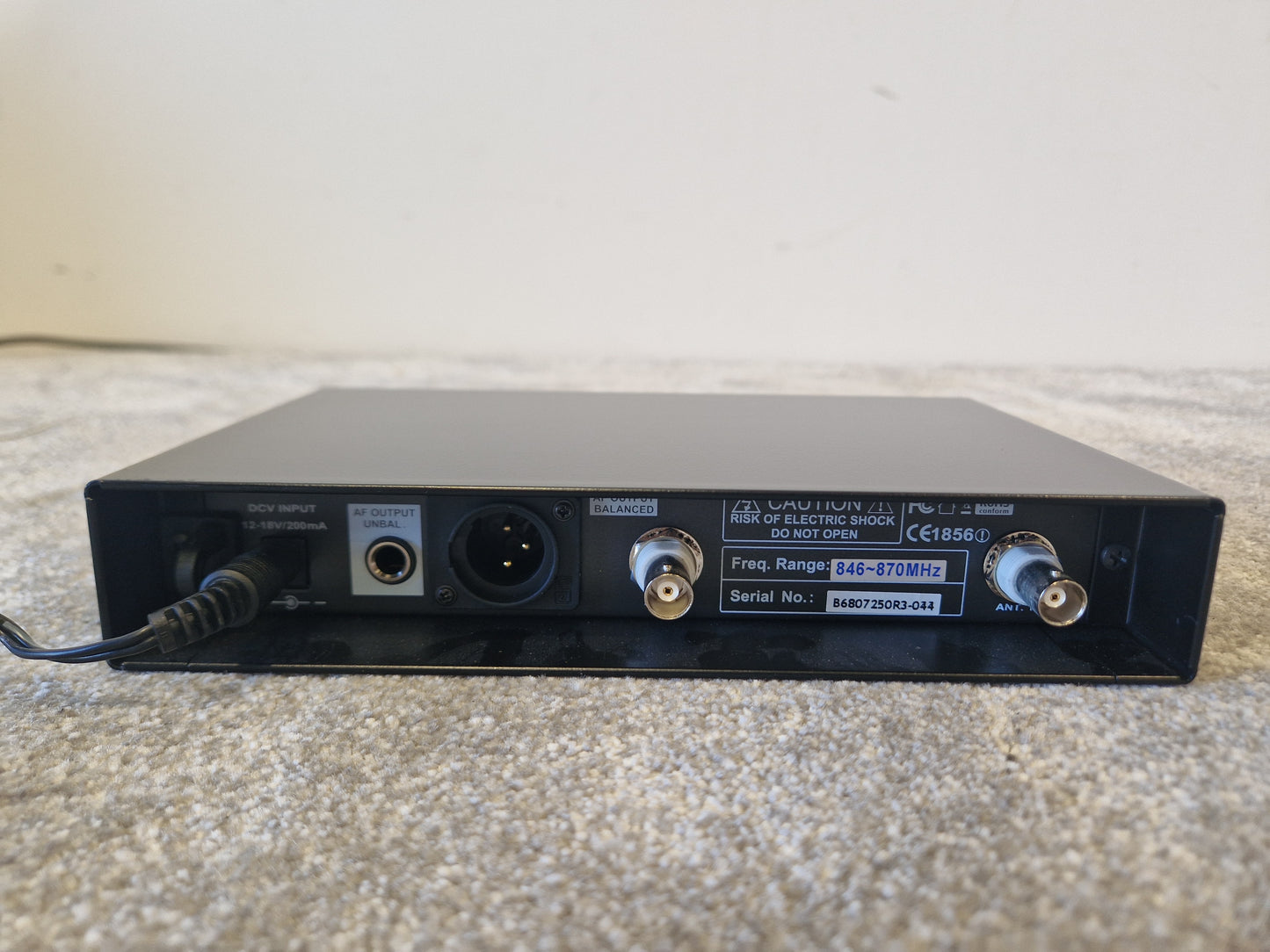 ClockAudio CW-9000R UHF Diversity Receiver – Good