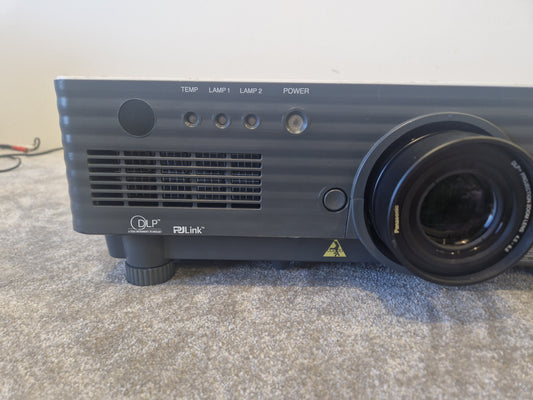 Panasonic PT-D5600E DLP Projector - 5000 Lumens-XGA Resolution - Good