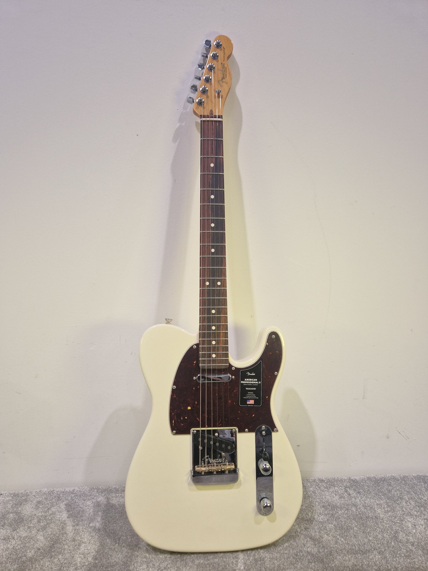 Fender American Professional II Telecaster Electric Guitar - Excellent w/ Hard Case & Certification