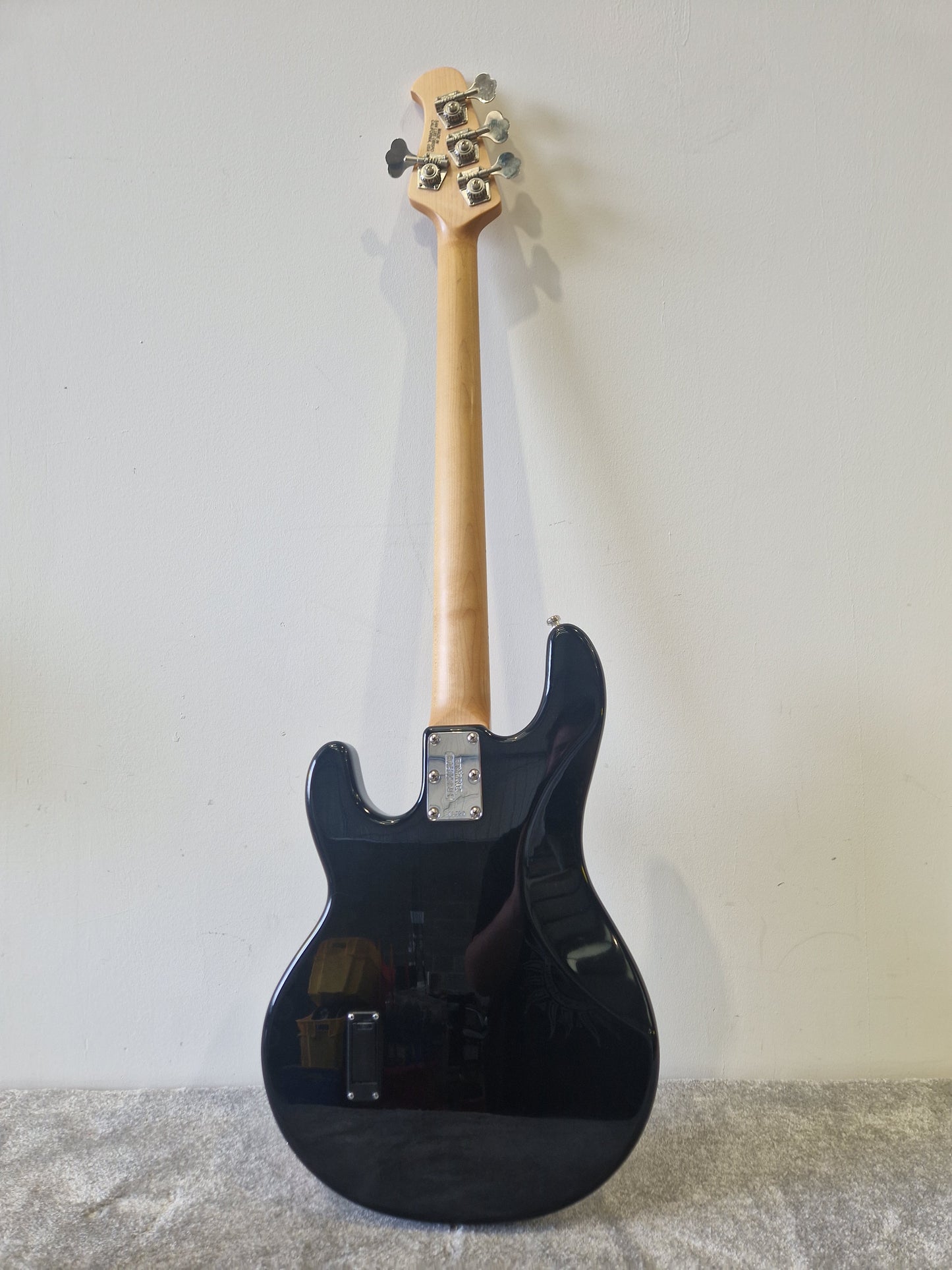 Ernie Ball OLP StingRay Bass Guitar – Licensed Music Man Style, 4-String, Passive Pickup- Excellent