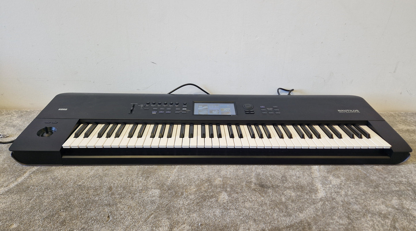 Korg NAUTILUS73 Workstation Synthesizer – 73-Key JP Black Edition - Very Good w/ Original box