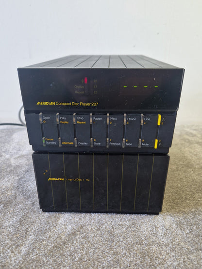 Meridian 207 Pro CD Player and Control Amplifier – For Spares or Repair
