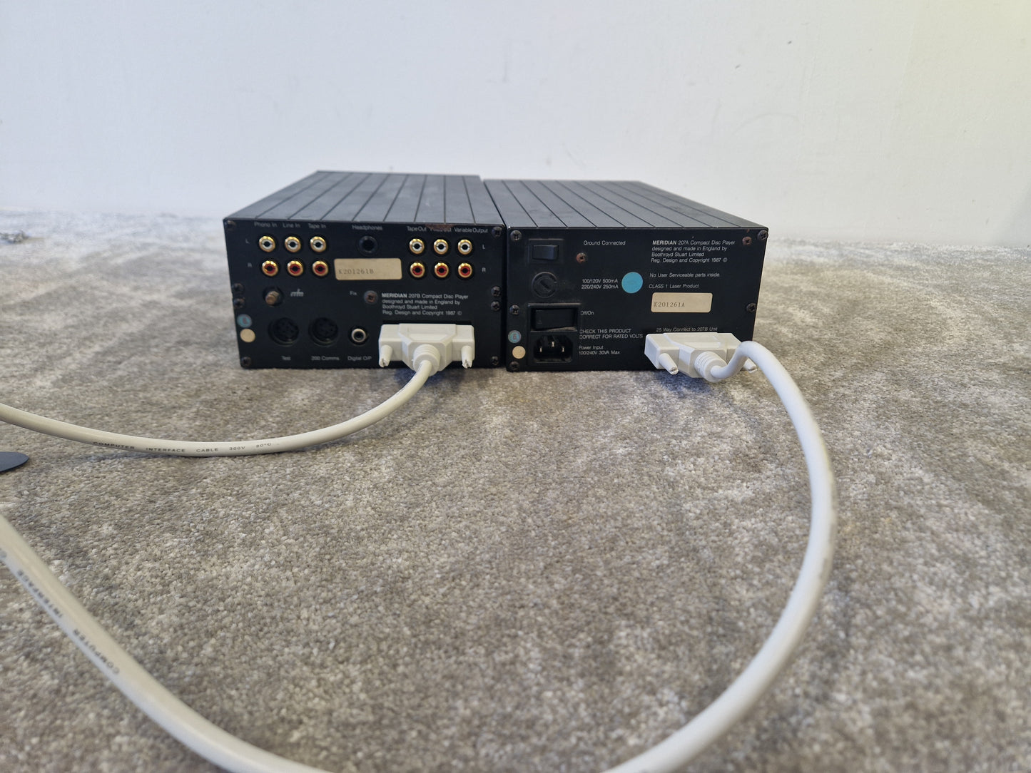 Meridian 207 Pro CD Player and Control Amplifier – For Spares or Repair