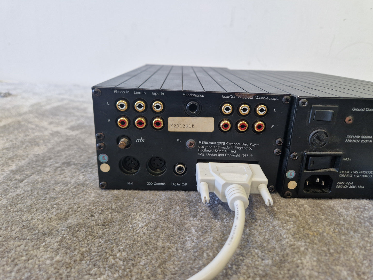 Meridian 207 Pro CD Player and Control Amplifier – For Spares or Repair