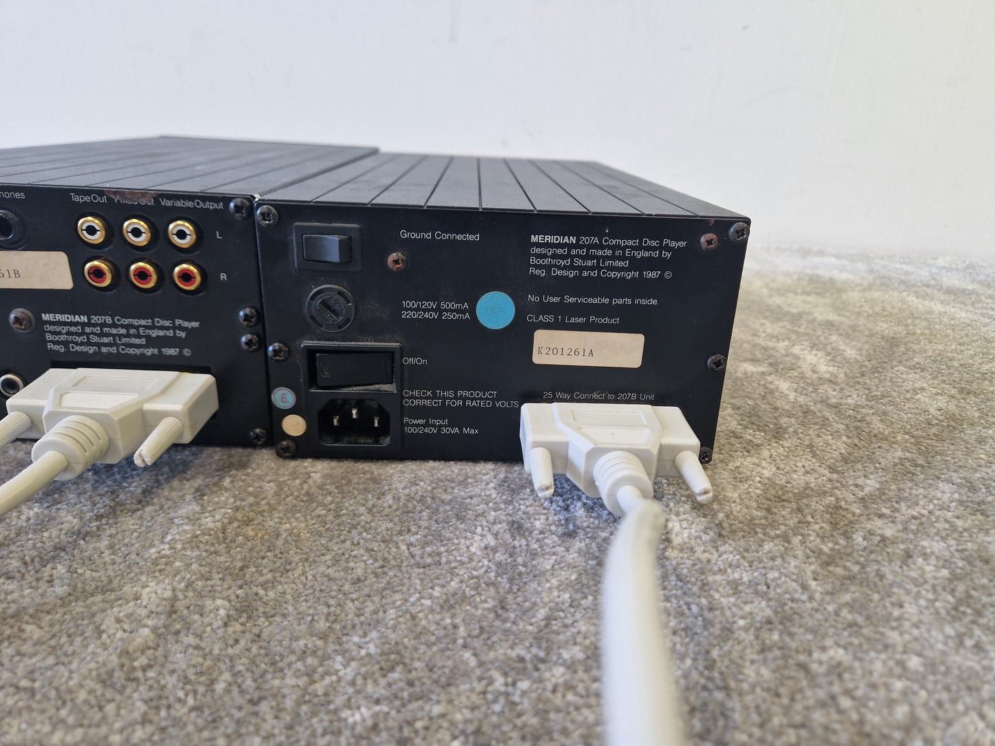 Meridian 207 Pro CD Player and Control Amplifier – For Spares or Repair