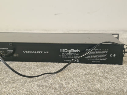 Digitech Vocalist VR Harmony Processor w/ FS3X Footswitch - Very Good