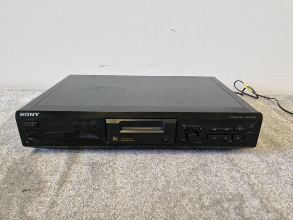 Sony MDS-JE330 MiniDisc Player – Portable Digital Audio Recorder w/ Remote Control - Spares or Repair