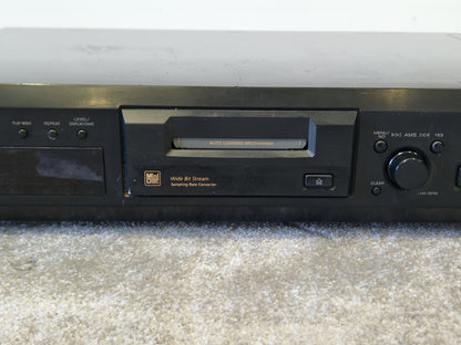 Sony MDS-JE330 MiniDisc Player – Portable Digital Audio Recorder w/ Remote Control - Spares or Repair