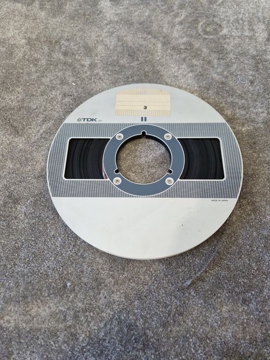 TDK LX 35-90B Reel-to-Reel Tape – ¼" Audio Tape on 7" Reel, 1800ft - Good
