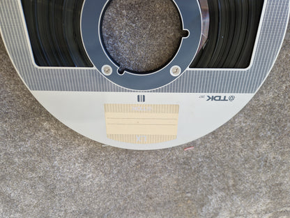 TDK LX 35-90B Reel-to-Reel Tape – ¼" Audio Tape on 7" Reel, 1800ft - Good