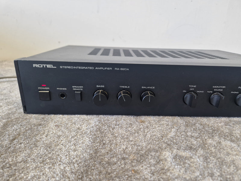 Rotel RA-820A Stereo Integrated Amplifier – Vintage Hi-Fi, 2x30W Output - Good w/ Box - Image 4