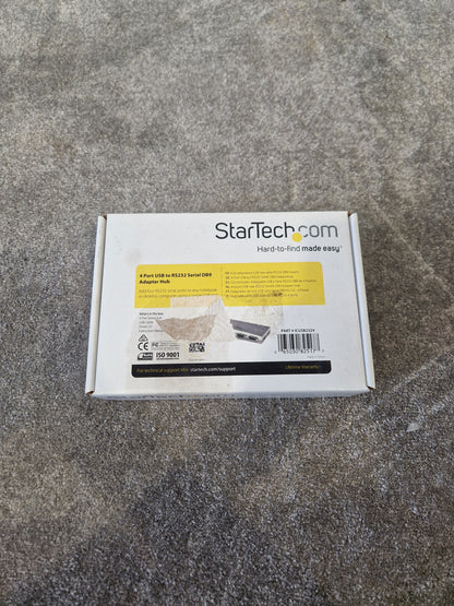 StarTech 4-Port USB 3.0 Hub – SuperSpeed 5Gbps, Plug & Play - New In Box