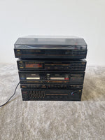 JVC Hi-Fi Amplifier, Double Cassette Deck, Turntable & SP-E1 Stereo Speakers – Vintage - Very Good - Image 5