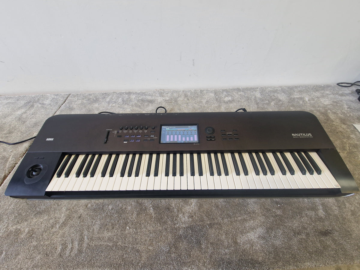 Korg NAUTILUS73 Workstation Synthesizer – 73-Key JP Black Edition - Excellent