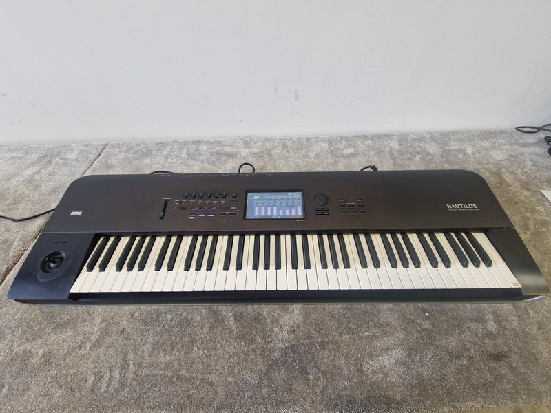 Korg NAUTILUS73 Workstation Synthesizer – 73-Key JP Black Edition - Excellent - Image 1