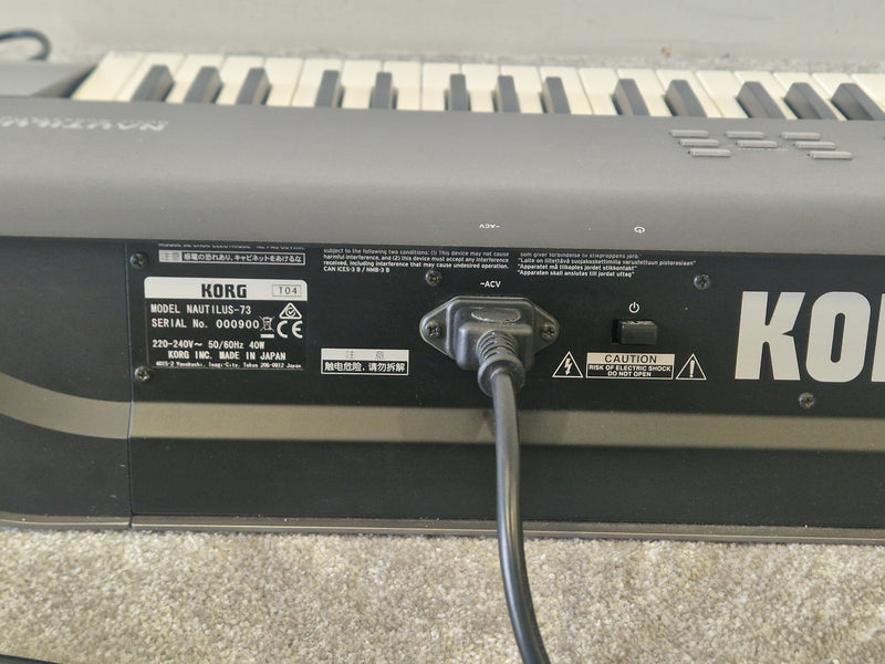 Korg NAUTILUS73 Workstation Synthesizer – 73-Key JP Black Edition - Excellent - Image 8