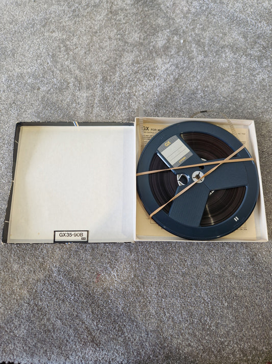TDK GX35-90B Reel-to-Reel Tape – 1800ft ¼″ High Output Recording Tape - Good