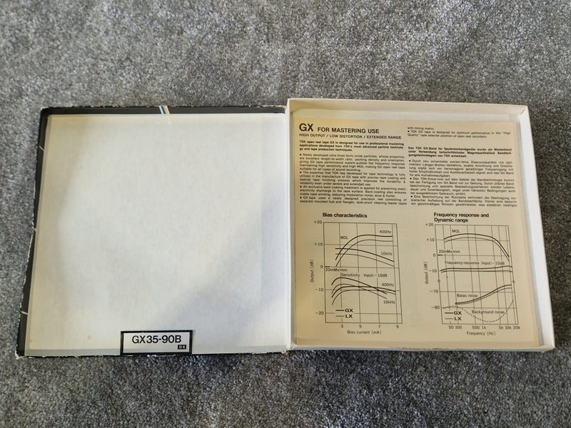 TDK GX35-90B Reel-to-Reel Tape – 1800ft ¼″ High Output Recording Tape - Good - Image 3