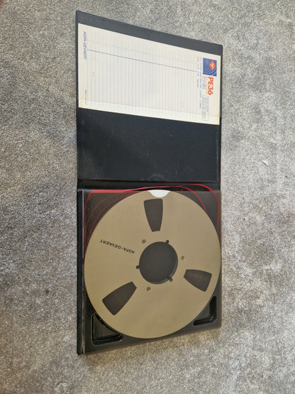 AGFA PE36 HiFi Low Noise Reel-to-Reel Tape – ¼″ 4200ft on 10.5″ Plastic Reel - Good