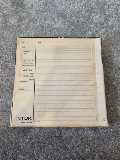 TDK LX 35/180BM Reel-to-Reel Tape – ¼″ x 3600ft, Back-Coated High Output - Good