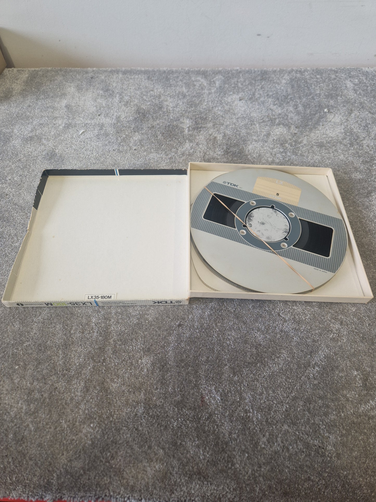 TDK LX 35/180M Reel-to-Reel Tape – ¼″ x 3600ft, Low Noise/High Output - Good