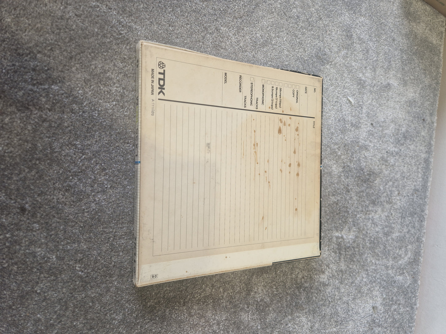 TDK LX 35/180M Reel-to-Reel Tape – ¼″ x 3600ft, Low Noise/High Output - Good