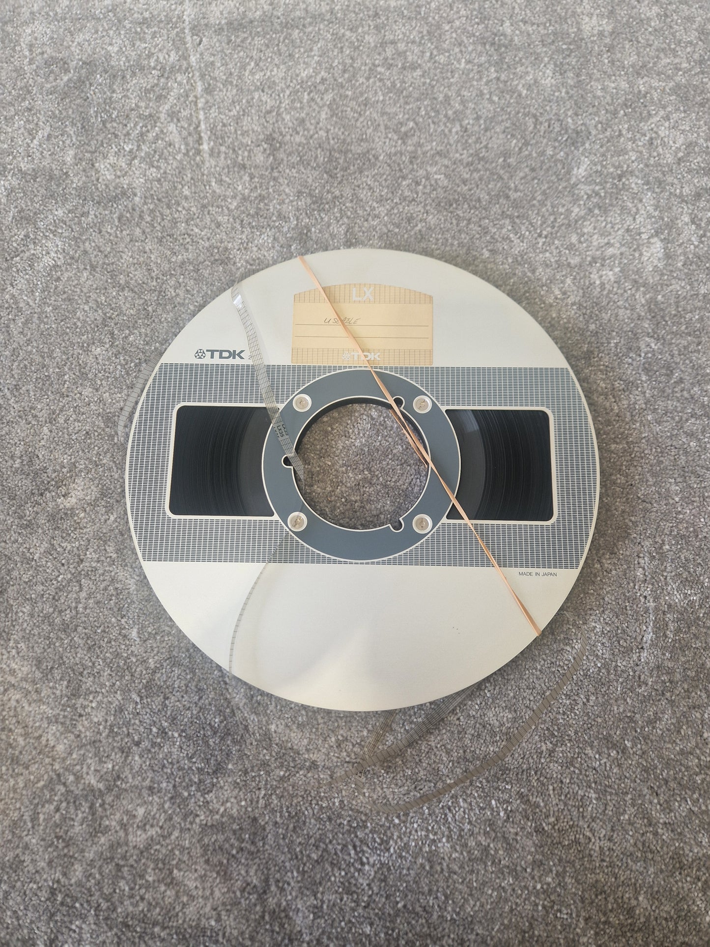 TDK LX 35/180M Reel-to-Reel Tape – ¼″ x 3600ft, Low Noise/High Output - Good